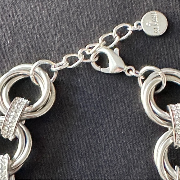 Alfani Silver Tone Multi Link Bracelet - Picture 5 of 5